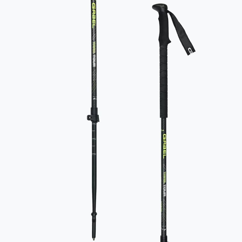 Палиці гірські GABEL Trail Tour F.L. Carbon EF black 8