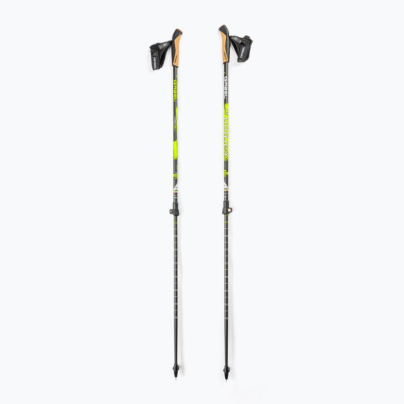 Палиці для скандинавської ходьби GABEL Carbon XT 2S F.L чорні 7008351490000