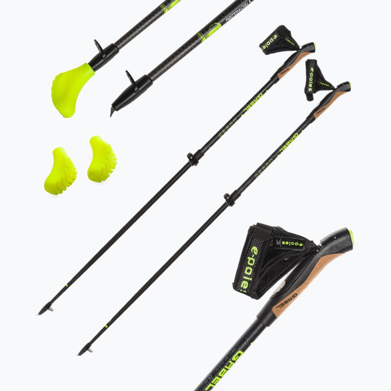 Палиці для скандинавської ходьби GABEL G-1A XTL E-Poles-S.Carbon чорні 7008370210000 4