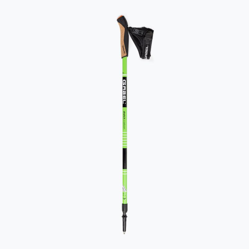 Палиці для скандинавської ходьби GABEL Strech Carbon зелений 2