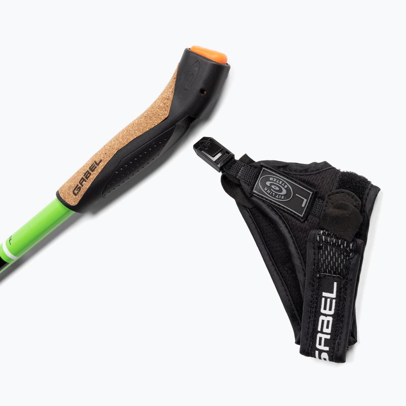 Палиці для скандинавської ходьби GABEL Strech Carbon зелений 4