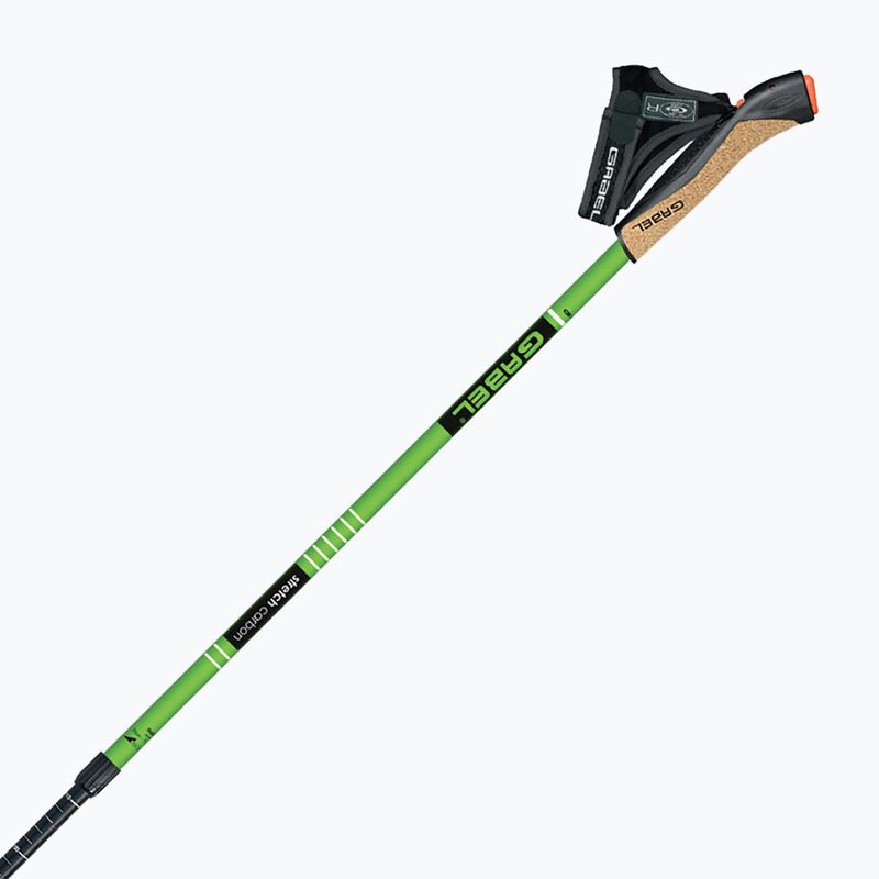 Палиці для скандинавської ходьби GABEL Strech Carbon зелений 8