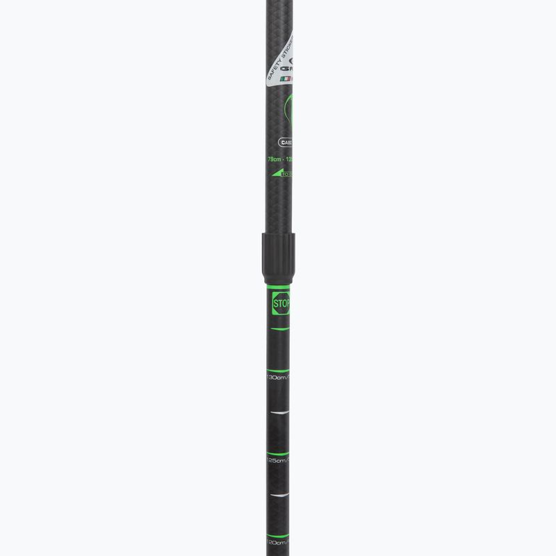 Палиці для скандинавської ходьби GABEL Carbon XT 2S 80 F.L. чорний/лаймовий 4