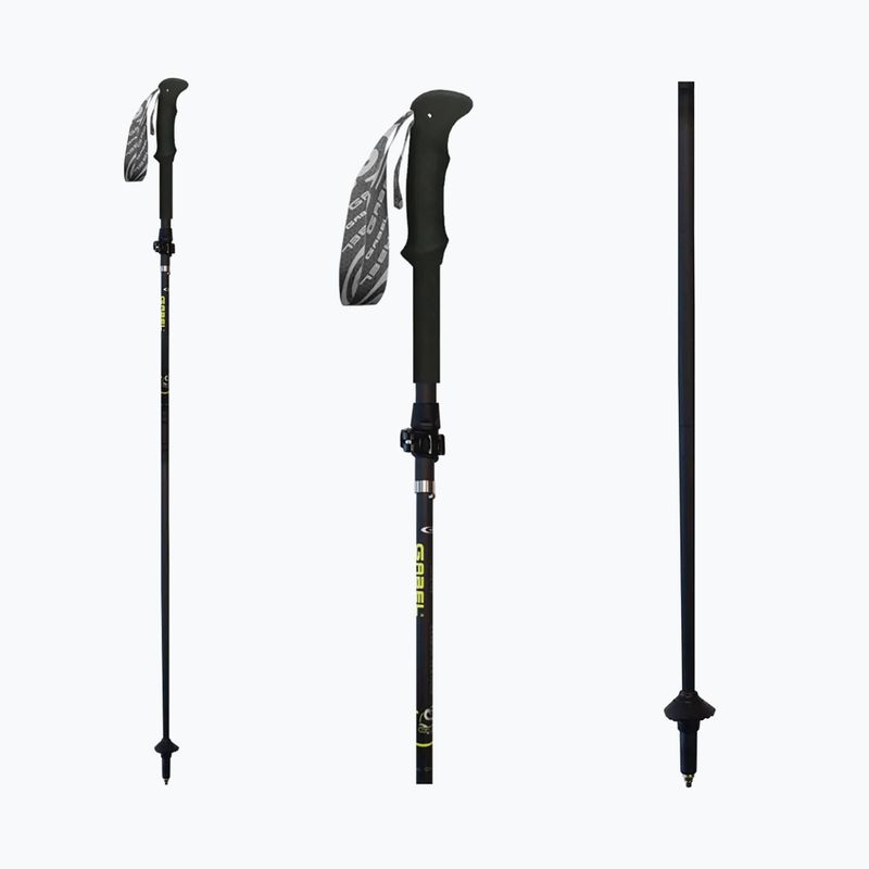Палиці для скандинавської ходьби GABEL Carbon Feather XTS чорний