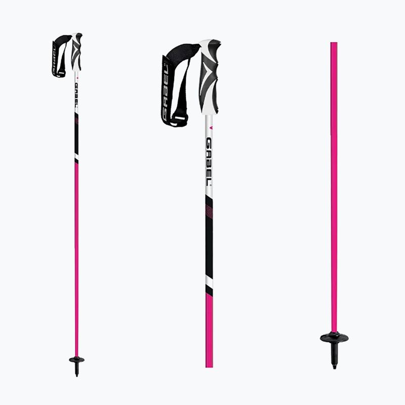 Палиці гірськолижні GABEL Carbon Cross pink 6