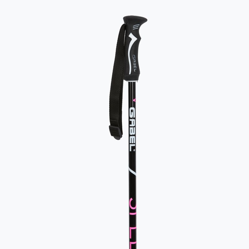 Палиці гірськолижні GABEL Speed black/pink 2
