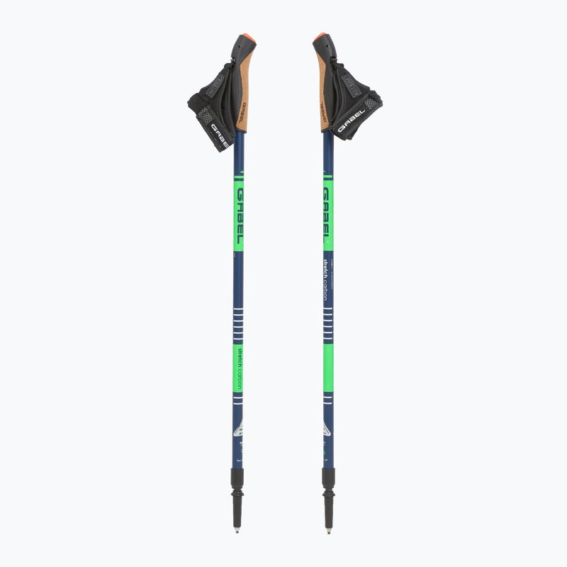 Палиці для скандинавської ходьби GABEL Strech Carbon лаймовий 5