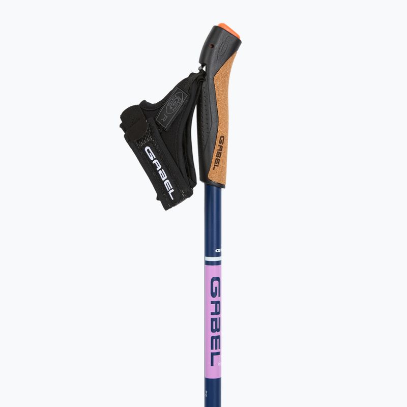 Палиці для скандинавської ходьби GABEL Strech Carbon фіолетовий 2