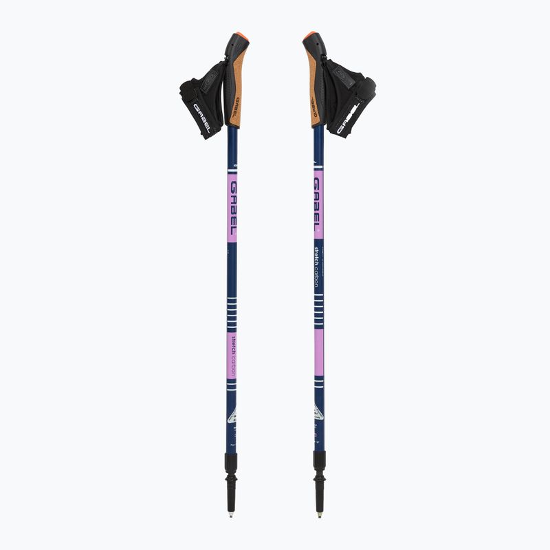 Палиці для скандинавської ходьби GABEL Strech Carbon фіолетовий 5