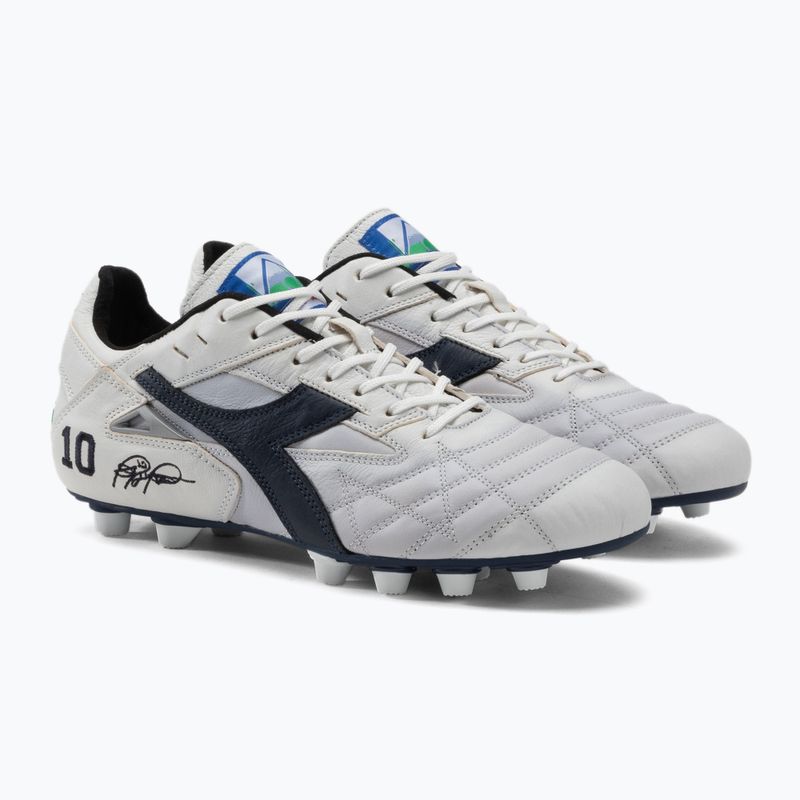 Футбольні бутси чоловічі Diadora Match Winner RB Italy OG MDPU біло-блакитні DD-101.172359-C1494 5