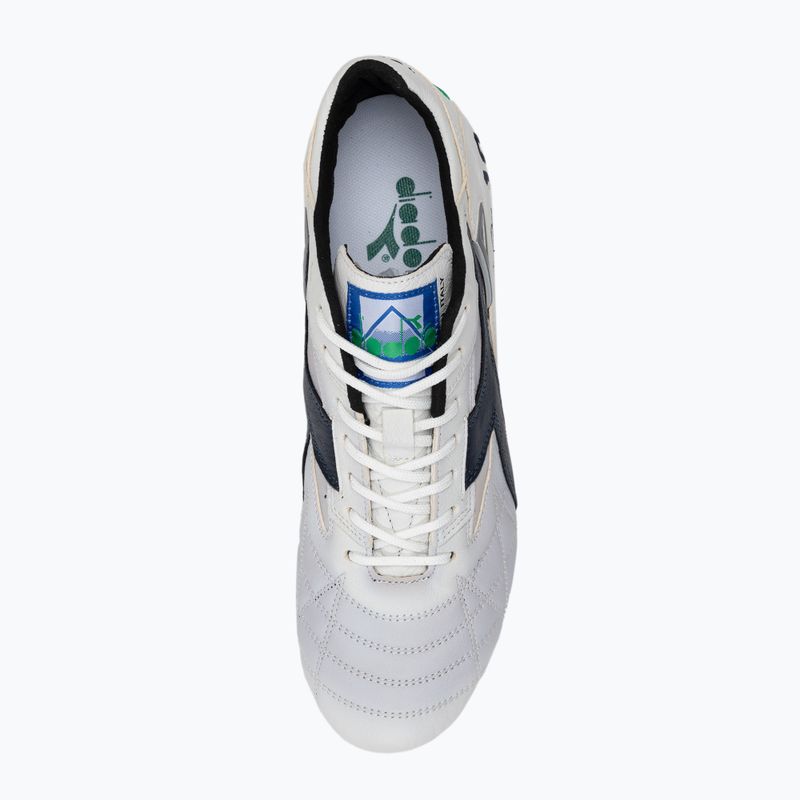 Футбольні бутси чоловічі Diadora Match Winner RB Italy OG MDPU біло-блакитні DD-101.172359-C1494 6