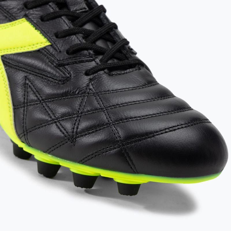Футбольні бутси чоловічі Diadora Match Winner RB Italy LT MDPU чорно-зелені DD-101.172363-C0004 8