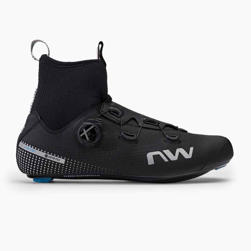 Кросівки велосипедні шосе чоловічі Northwave Celsius R Arctic GTX black 2