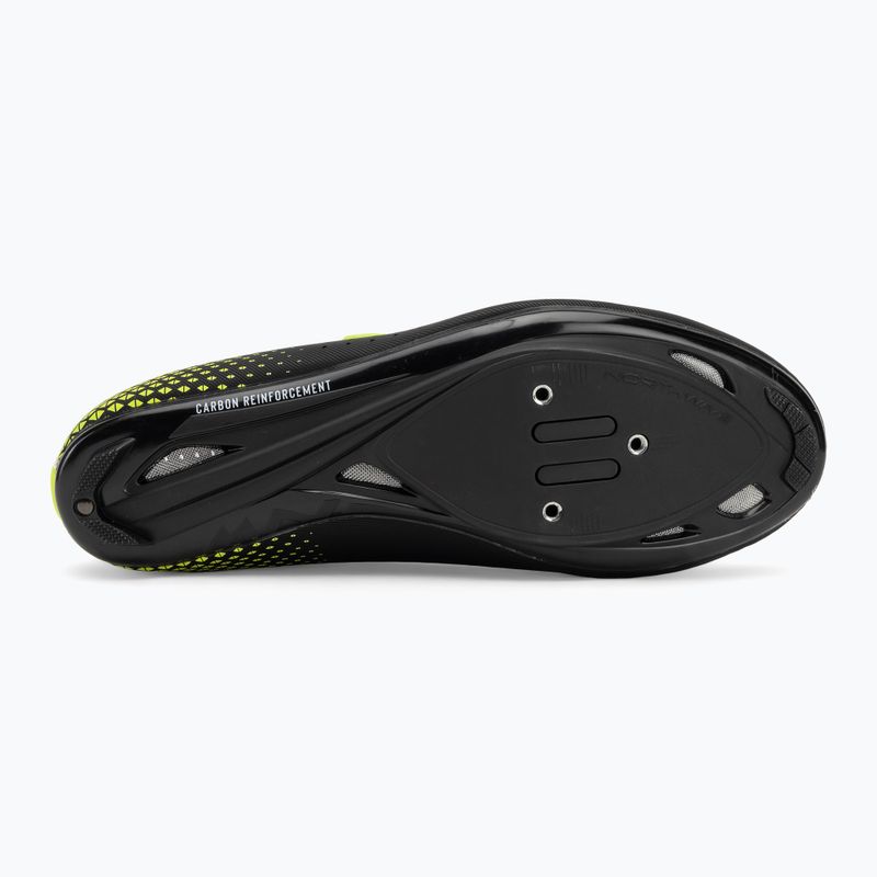 Кросівки велосипедні чоловічі Northwave Core Plus 2 black/yellow fluo 4