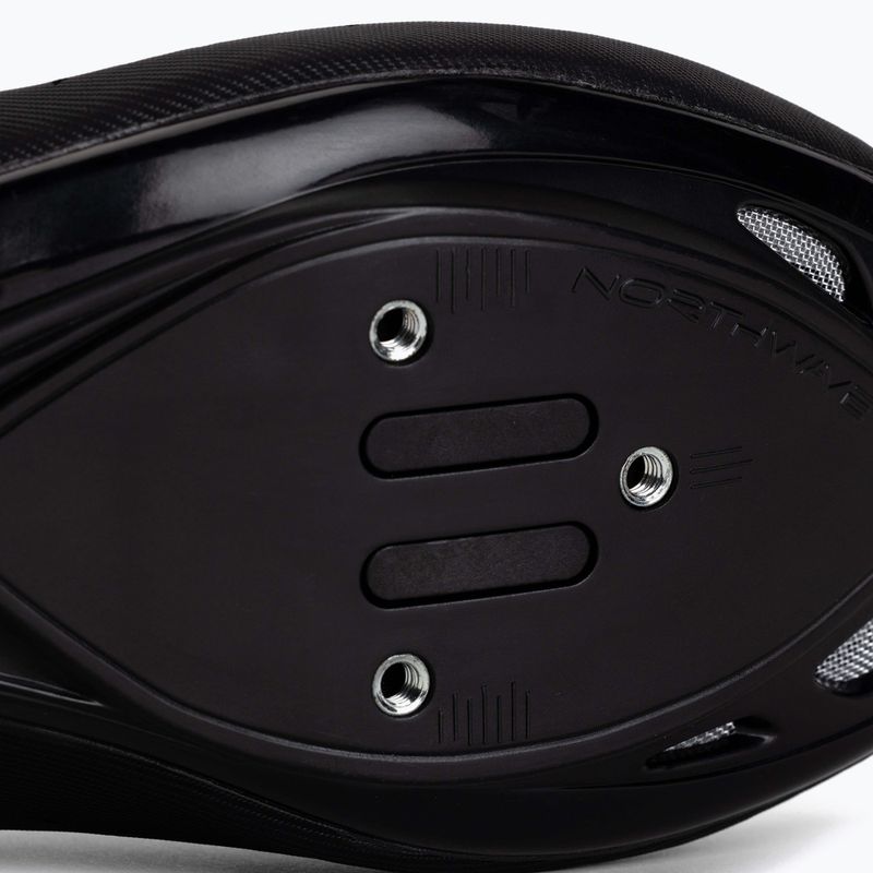Чоловічі дорожні кросівки Northwave Core Plus 2 Wide чорні/сріблясті 8
