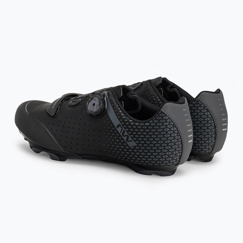 Кросівки велосипедні МТВ чоловічі Northwave Origin Plus 2 black/dark grey 3