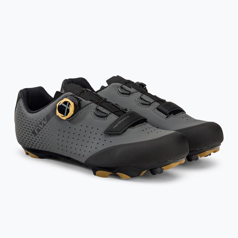 Кросівки велосипедні МТВ чоловічі Northwave Origin Plus 2 dark grey/honey 4