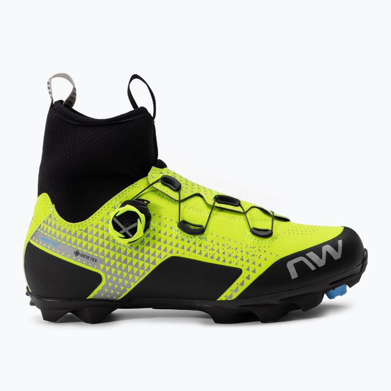 Кросівки велосипедні МТВ чоловічі Northwave Celsius XC ARC. GTX yellow fluo/reflective 2