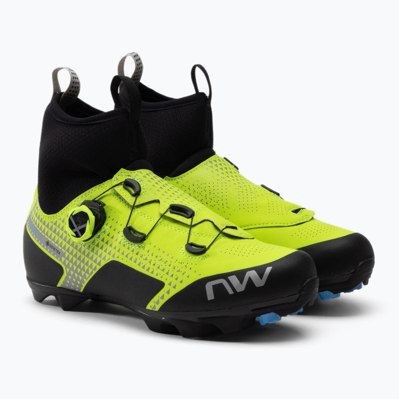 Кросівки велосипедні МТВ чоловічі Northwave Celsius XC ARC. GTX yellow fluo/reflective 5
