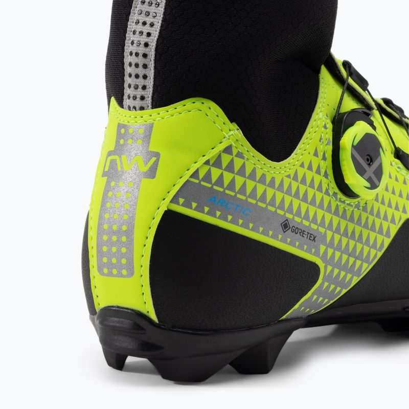 Кросівки велосипедні МТВ чоловічі Northwave Celsius XC ARC. GTX yellow fluo/reflective 9