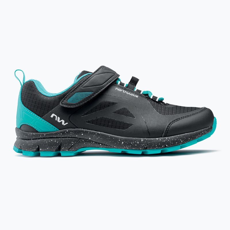 Кросівки велосипедні МТВ жіночі Northwave Escape Evo black/turquoise 9