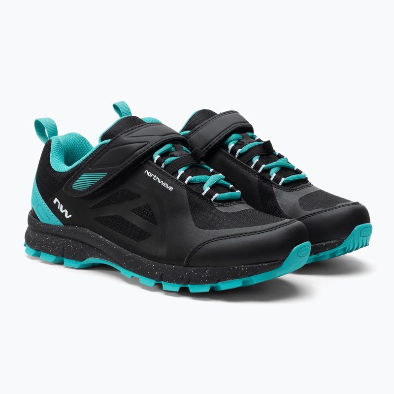 Кросівки велосипедні МТВ жіночі Northwave Escape Evo black/turquoise 4