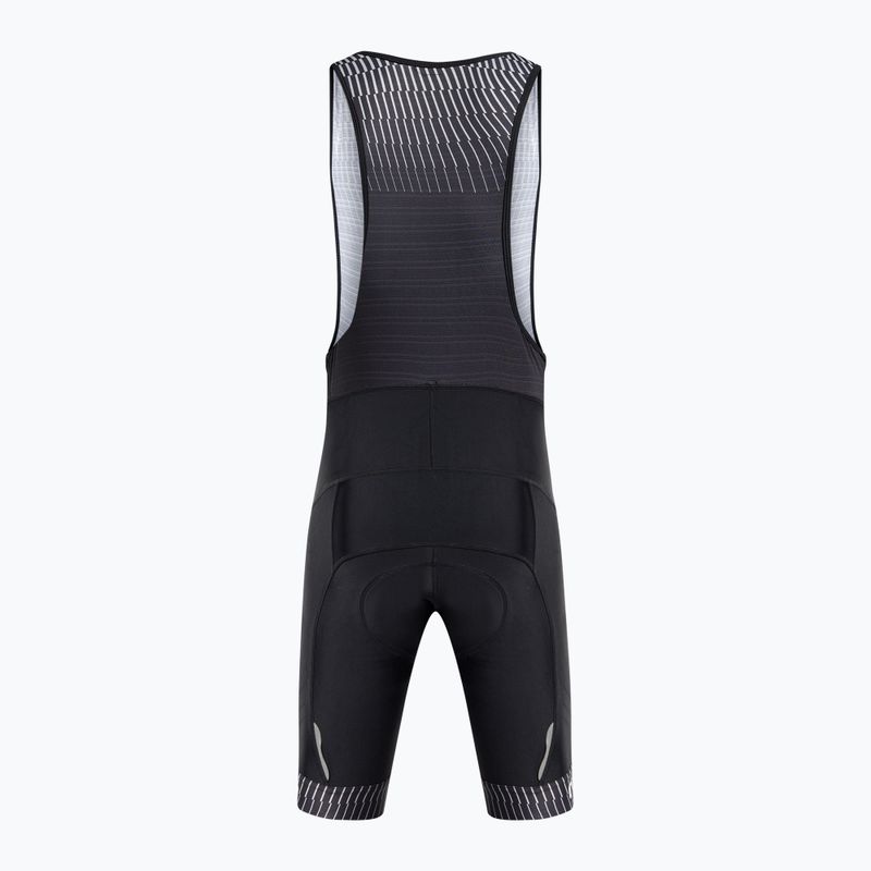 Велошорти чоловічі Northwave Origin Bibshort чорно-сірі 89221020 2