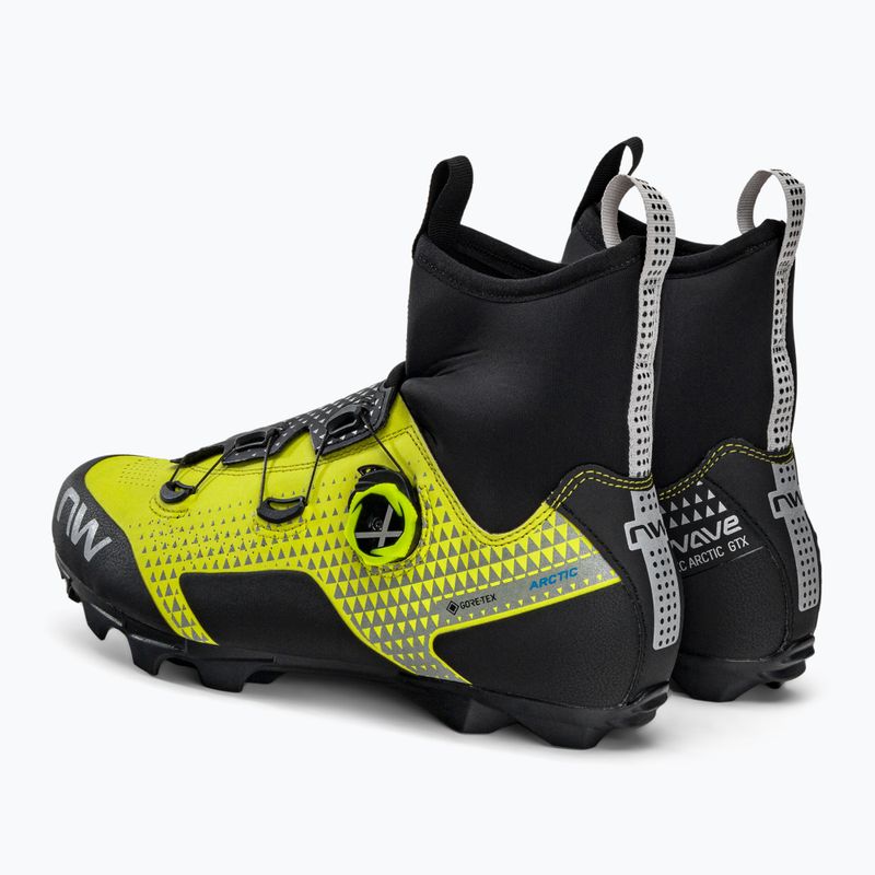 Кросівки велосипедні МТВ чоловічі Northwave Celsius XC ARC. GTX yellow fluo/black 3