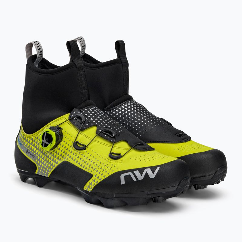 Кросівки велосипедні МТВ чоловічі Northwave Celsius XC ARC. GTX yellow fluo/black 4
