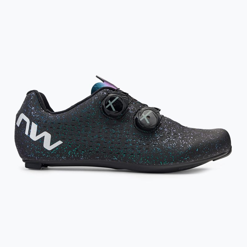 Кросівки велосипедні шосе чоловічі Northwave Revolution 3 Freedom black/iridescent 2