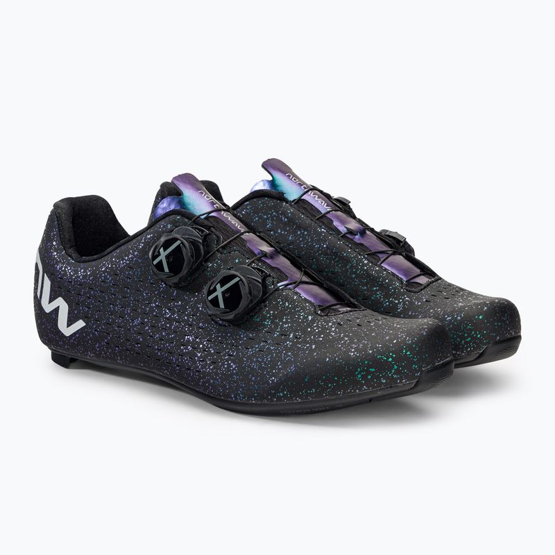 Кросівки велосипедні шосе чоловічі Northwave Revolution 3 Freedom black/iridescent 4