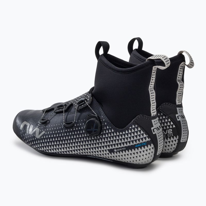 Кросівки велосипедні шосе чоловічі Northwave Celsius R Arctic GTX carbon grey/reflective 3