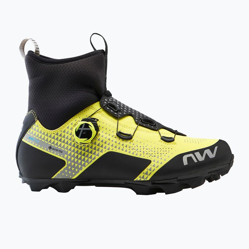 Кросівки велосипедні МТВ чоловічі Northwave Celsius XC ARC. GTX yellow fluo/black 10