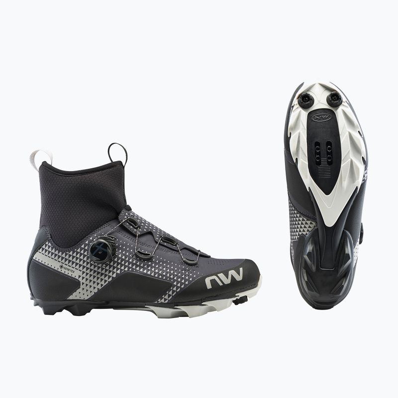 Кросівки велосипедні МТВ чоловічі Northwave Celsius XC GTX carbon grey/reflective 12