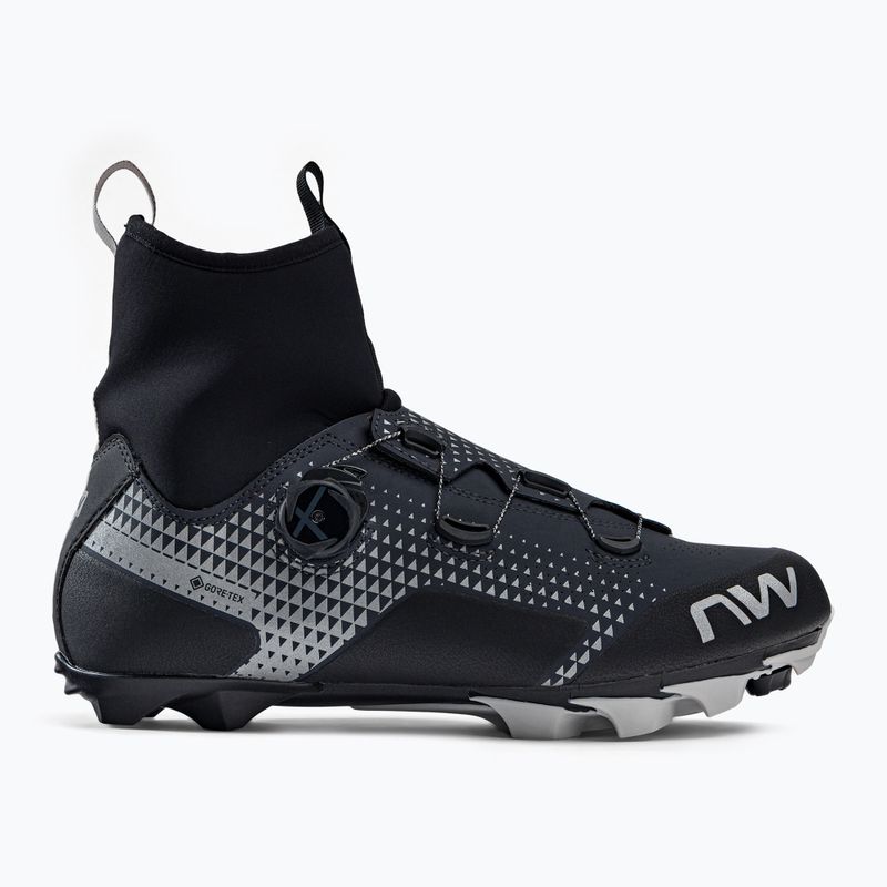 Кросівки велосипедні МТВ чоловічі Northwave Celsius XC GTX carbon grey/reflective 2