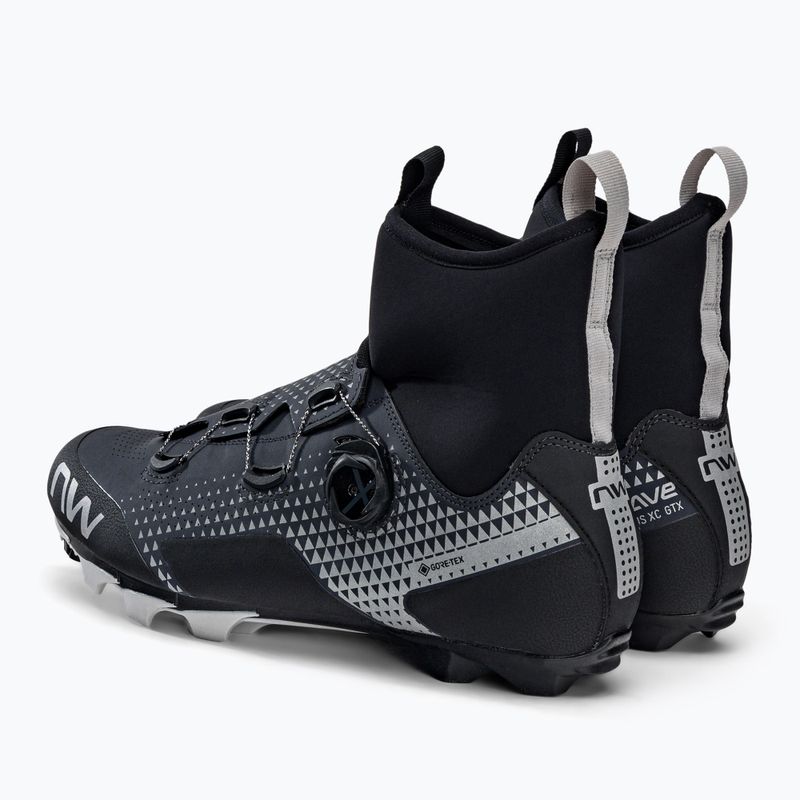 Кросівки велосипедні МТВ чоловічі Northwave Celsius XC GTX carbon grey/reflective 3
