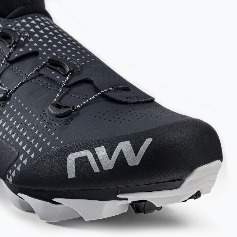 Кросівки велосипедні МТВ чоловічі Northwave Celsius XC GTX carbon grey/reflective 7