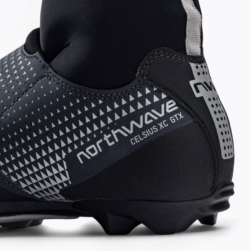 Кросівки велосипедні МТВ чоловічі Northwave Celsius XC GTX carbon grey/reflective 9