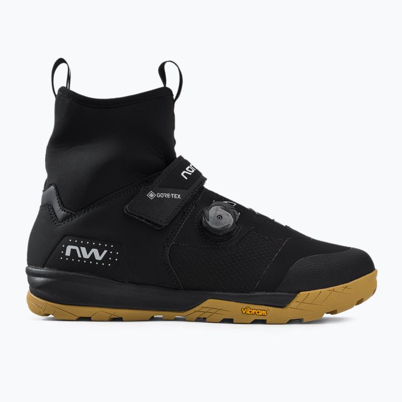 Кросівки велосипедні МТВ чоловічі Northwave Kingrock Plus GTX black/honey 2