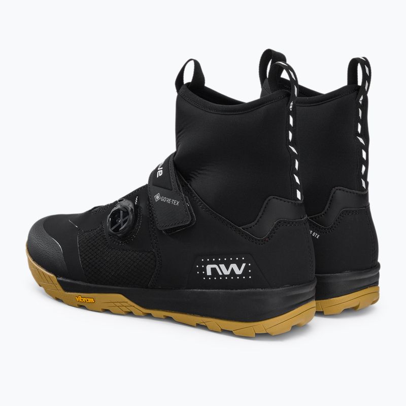 Кросівки велосипедні МТВ чоловічі Northwave Kingrock Plus GTX black/honey 3