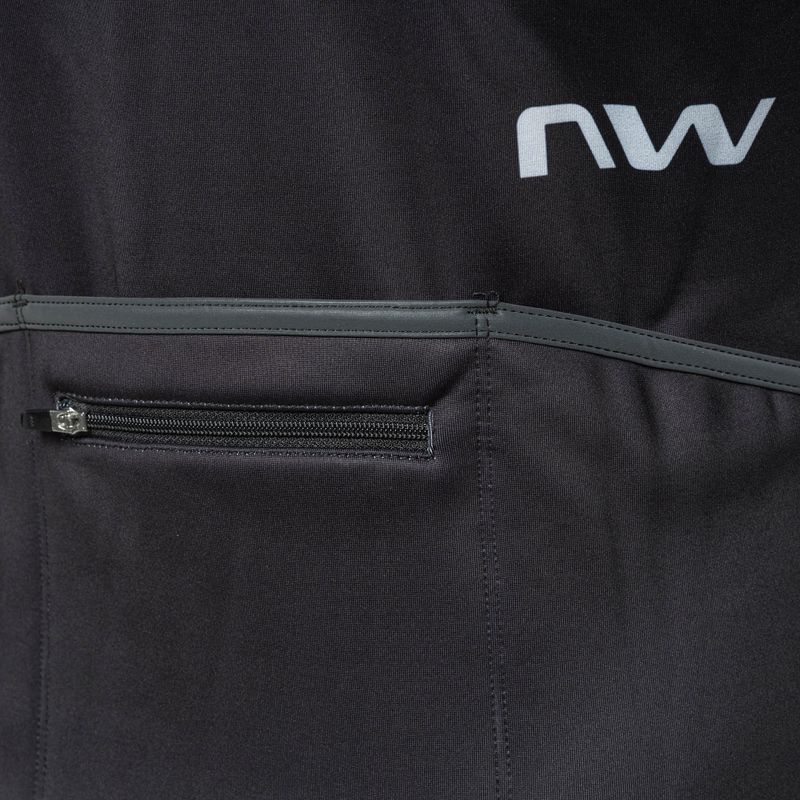 Чоловіча велосипедна куртка Northwave Blade 2 чорна/темно-сіра 4