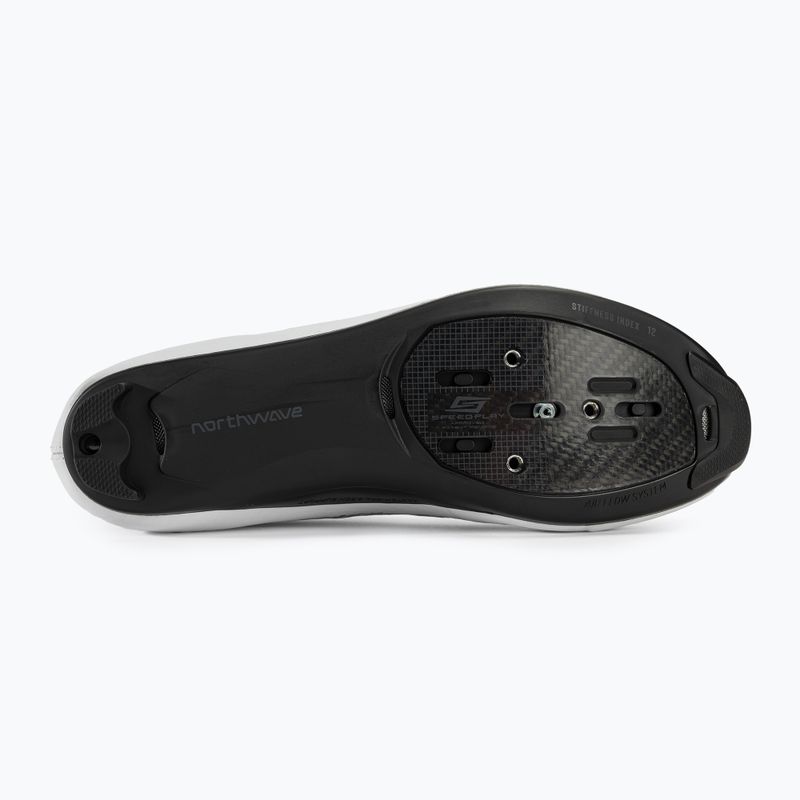 Кросівки велосипедні шосе чоловічі Northwave Mistral Plus white/black 4