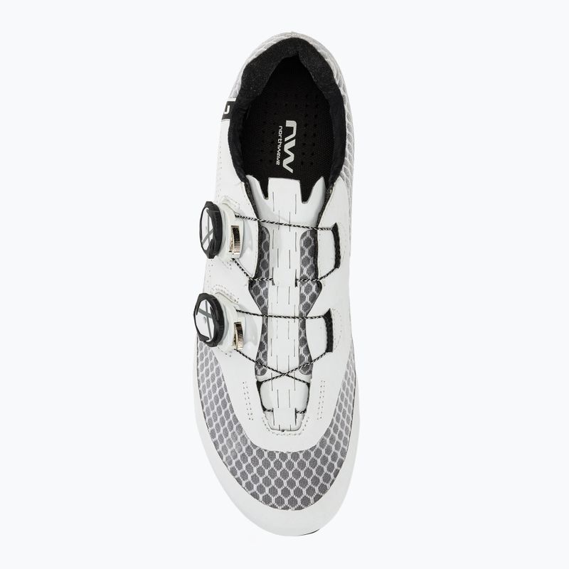 Кросівки велосипедні шосе чоловічі Northwave Mistral Plus white/black 5