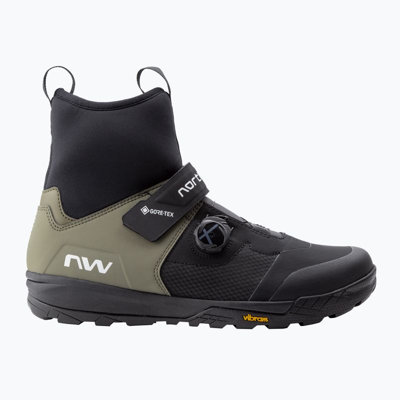 Кросівки велосипедні МТВ чоловічі Northwave Kingrock Plus GTX black/forest green 7