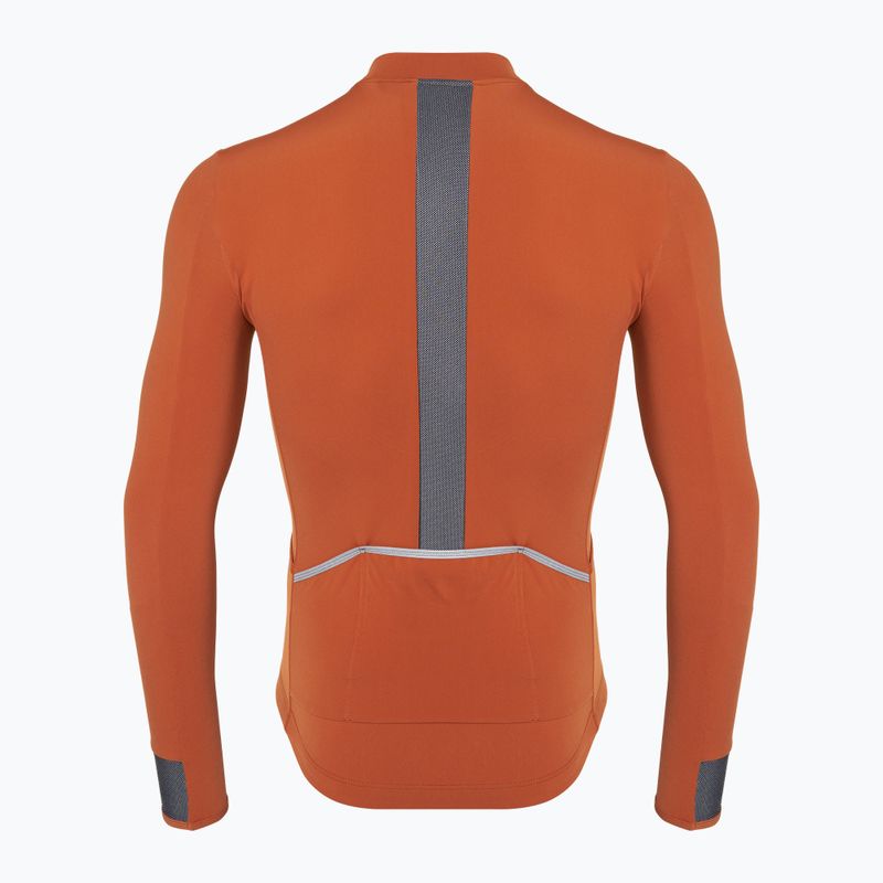Чоловічий велосипедний світшот Northwave Fahrenheit Jersey коричний 2