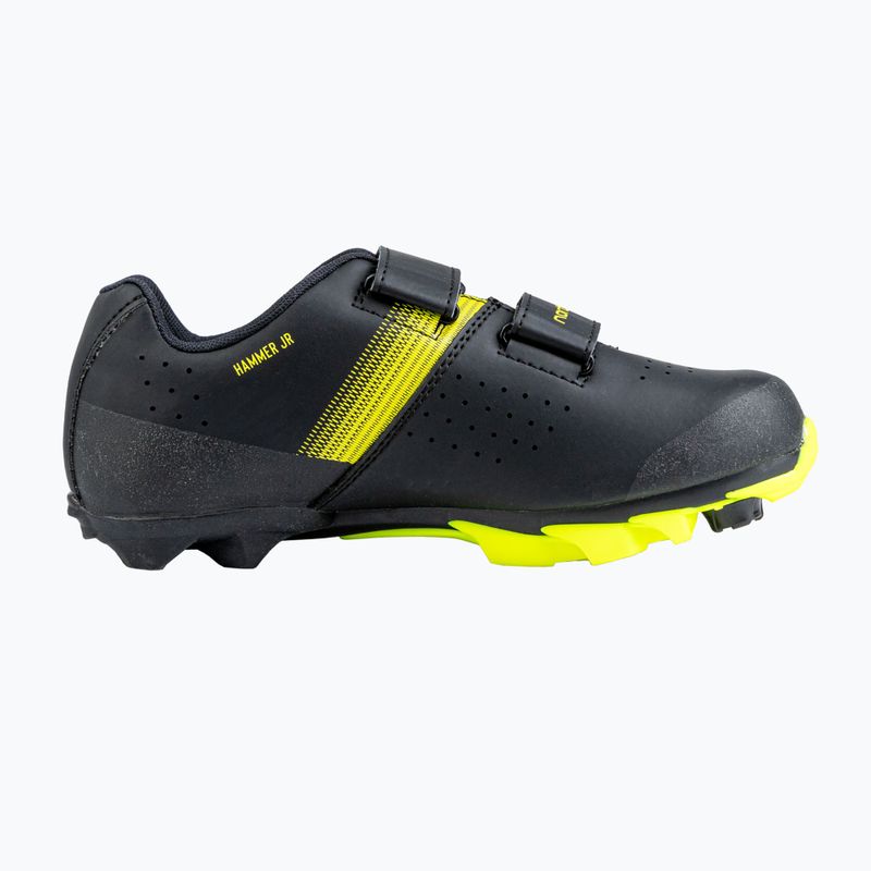 Дитяче велосипедне взуття MTB Northwave Hammer Junior black/yellow fluo 2