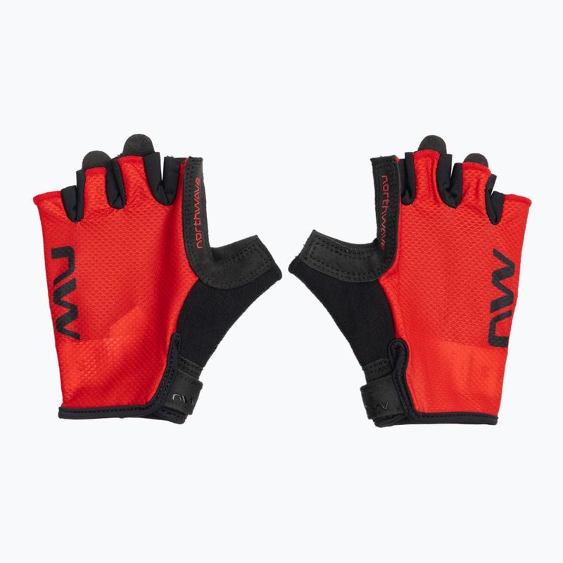 Рукавички велосипедні чоловічі Northwave Active Short Finger radiant red 2