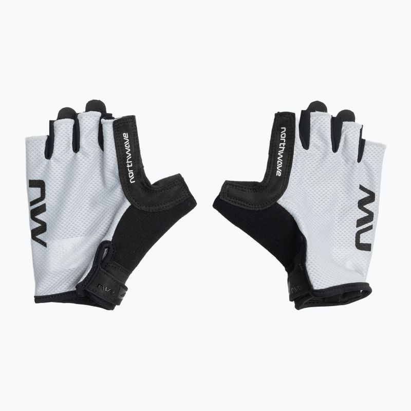 Рукавички велосипедні чоловічі Northwave Active Short Finger light grey 2