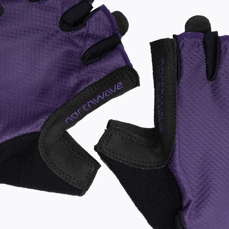Рукавички велосипедні жіночі Northwave Active Short Finger dark purple 5