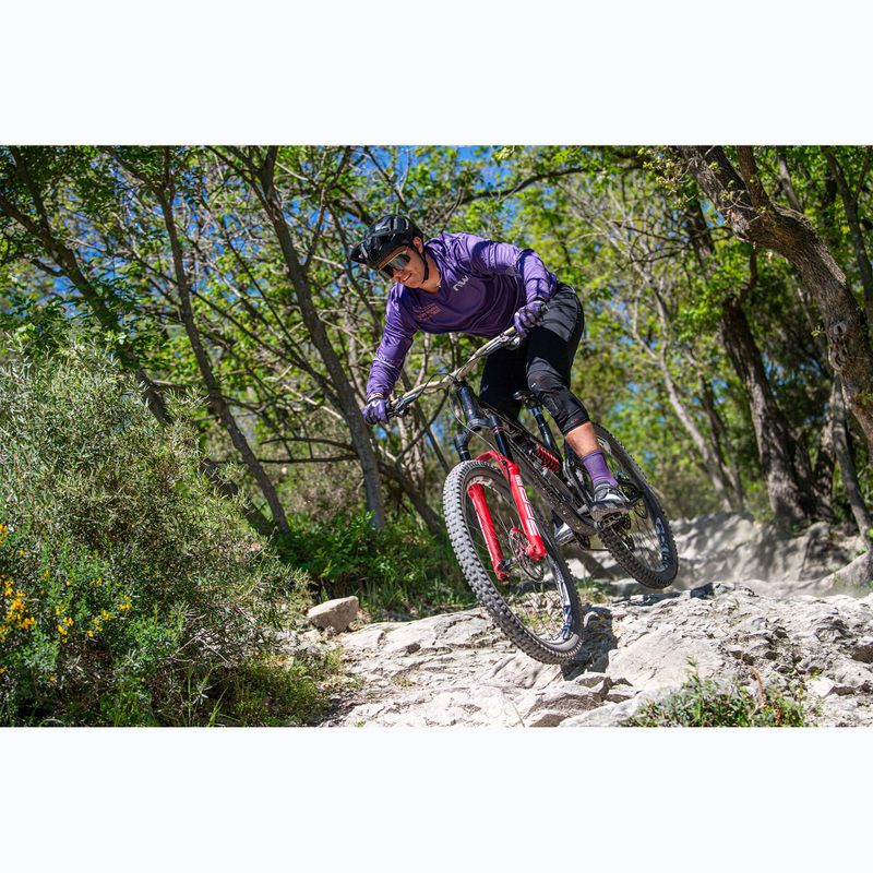 Лонгслів велосипедний чоловічий Northwave Edge 2 dark purple/orange 3